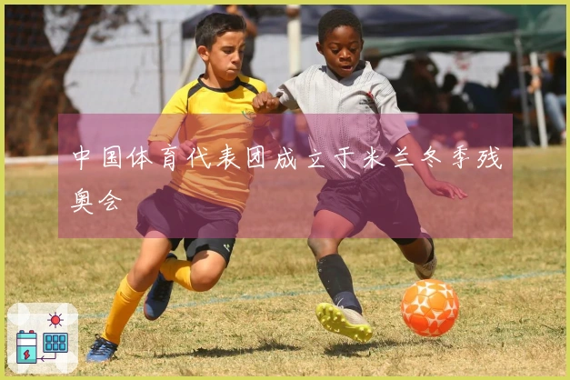 中国体育代表团成立于米兰冬季残奥会